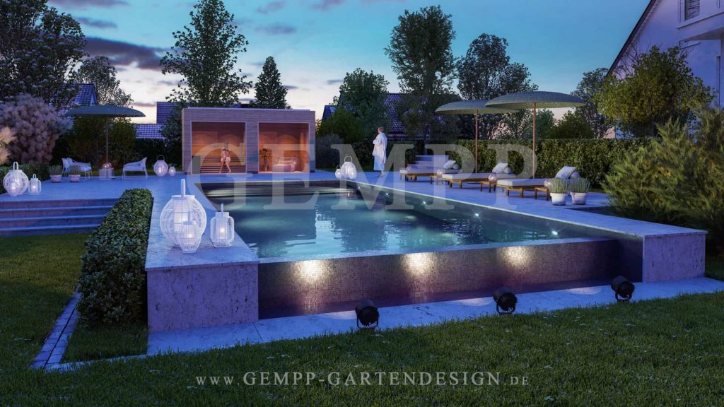 Gartenplaner Gartenplanung online Beispiel modern