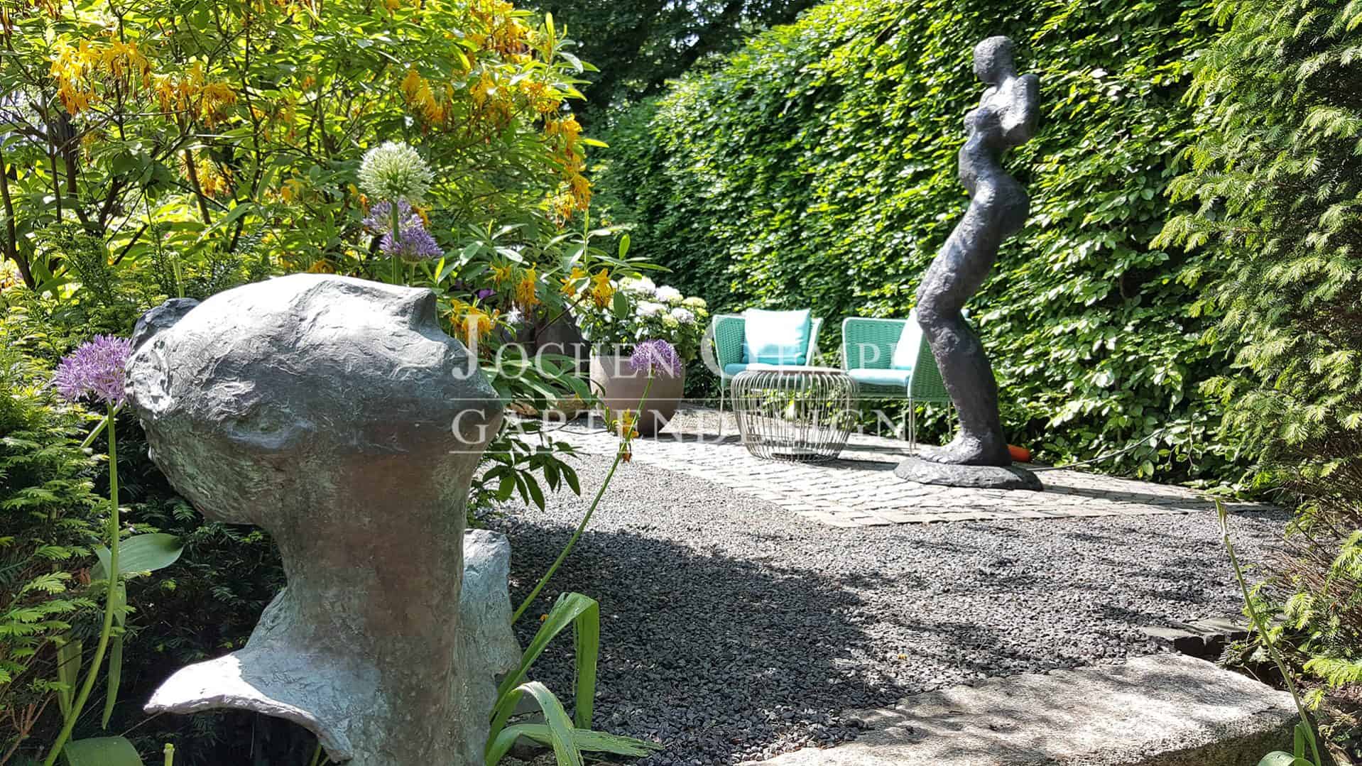 Zeitloser Skulpturengarten / Gartengestaltung Hamburg ...