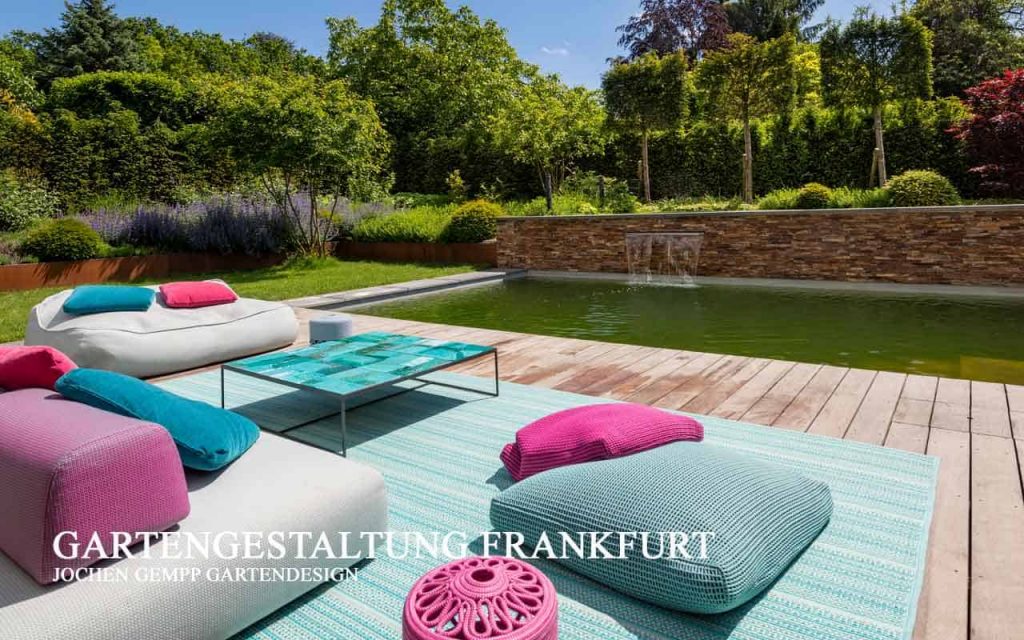 Gartenarchitekt Gartengestalter Garten Pool planen lassen Frankfurt Hessen