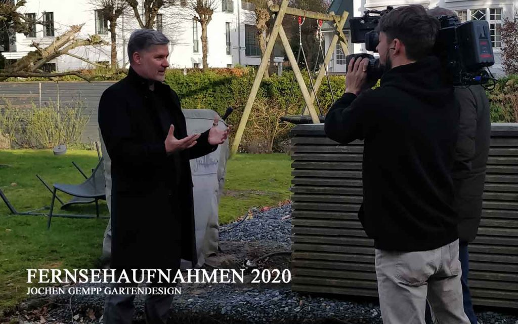 Landschaftsarchitekt Jochen Gempp Fernsehaufnahmen