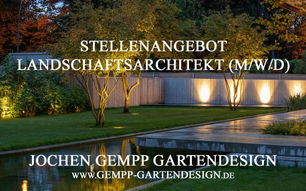 Landschaftsarchitekt Hamburg Stellenangebot Jochen Gempp