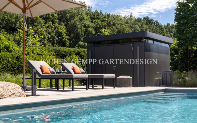 Gartengestaltung Pinneberg Privatgarten mit Pool Jochen Gempp
