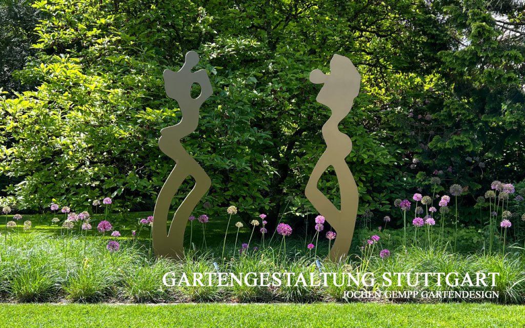 Gartenskulpturen Villengarten mit Stil