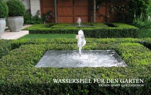 Wasserbecken Fontäne