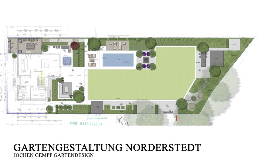 Exklusive Gartengestaltung Beispiel Norderstedt