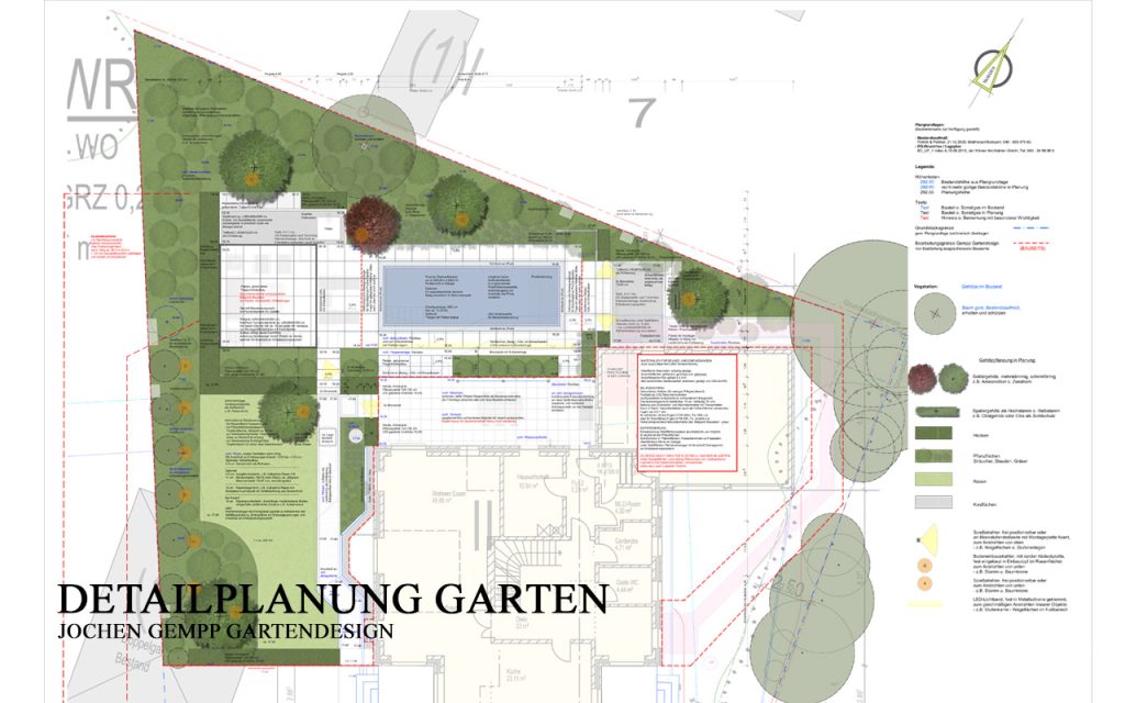 Gartenplanung Landschaftsarchitekt Detailplanung Ausführungsplanung
