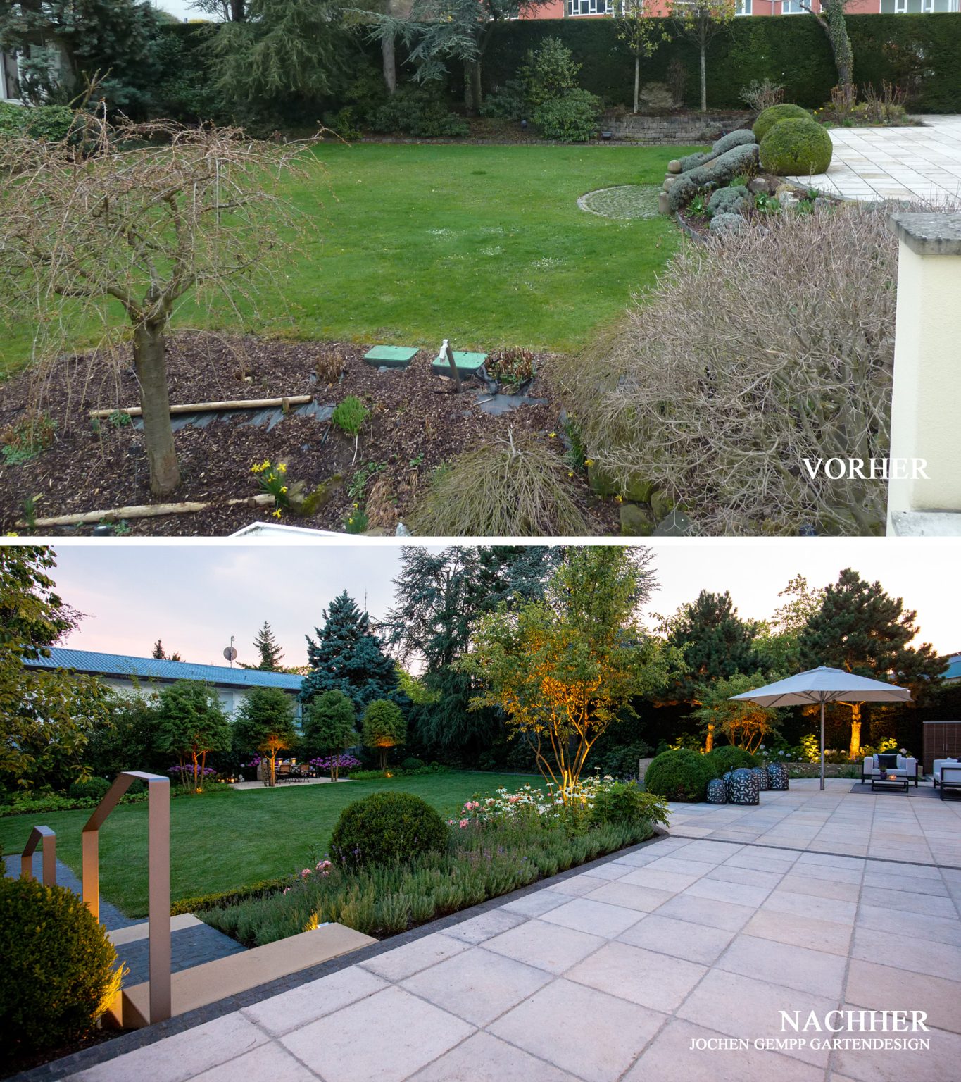 Vorher Nachher Bilder Gartengestaltung Jochen Gempp Gartendesign