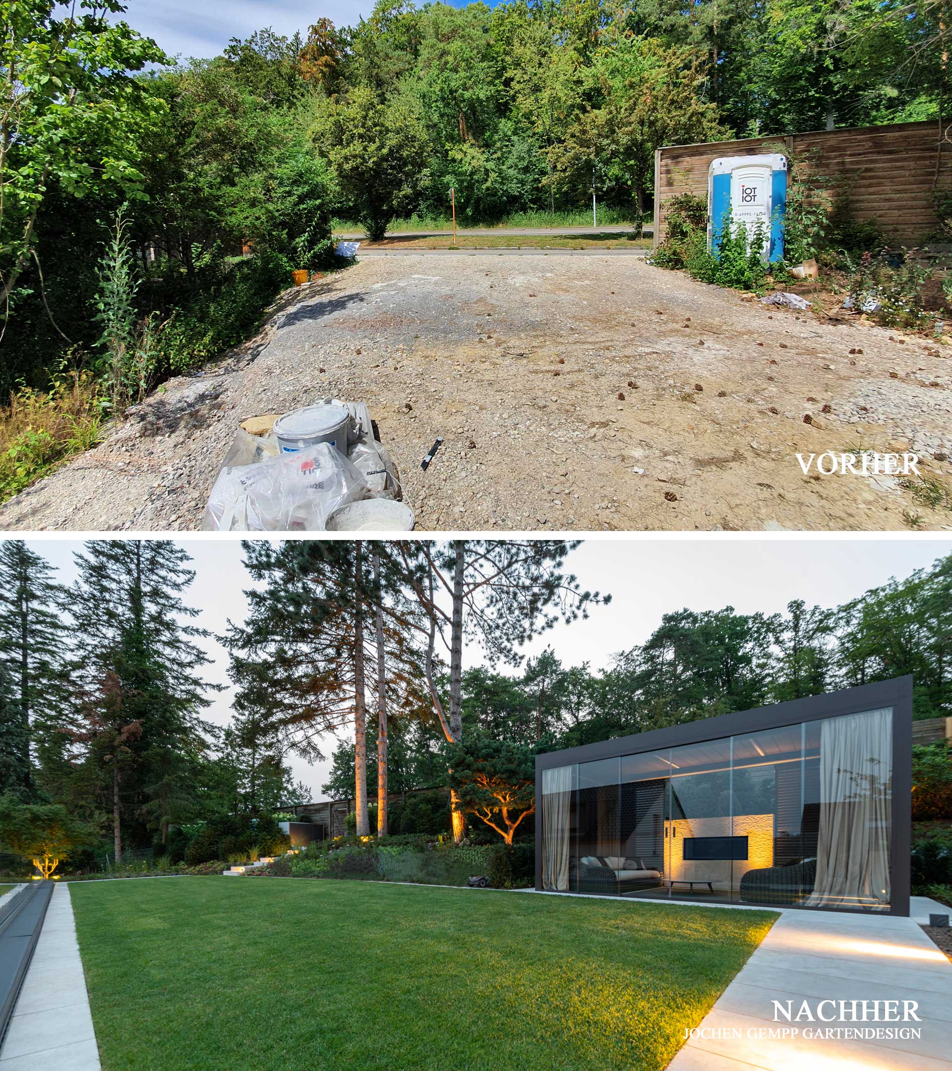 Vorher Nachher Bilder Gartengestaltung Jochen Gempp Gartendesign