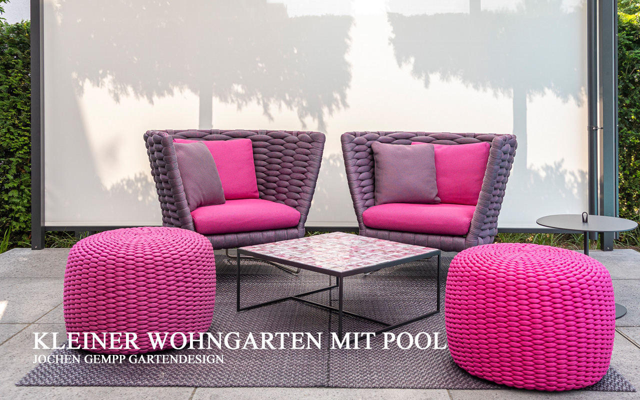 Gartengestaltung mit Pool PoolIdeen für kleine Gärten Jochen Gempp