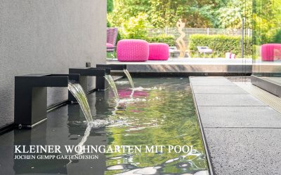 Pool Design Poolbau kleiner Garten