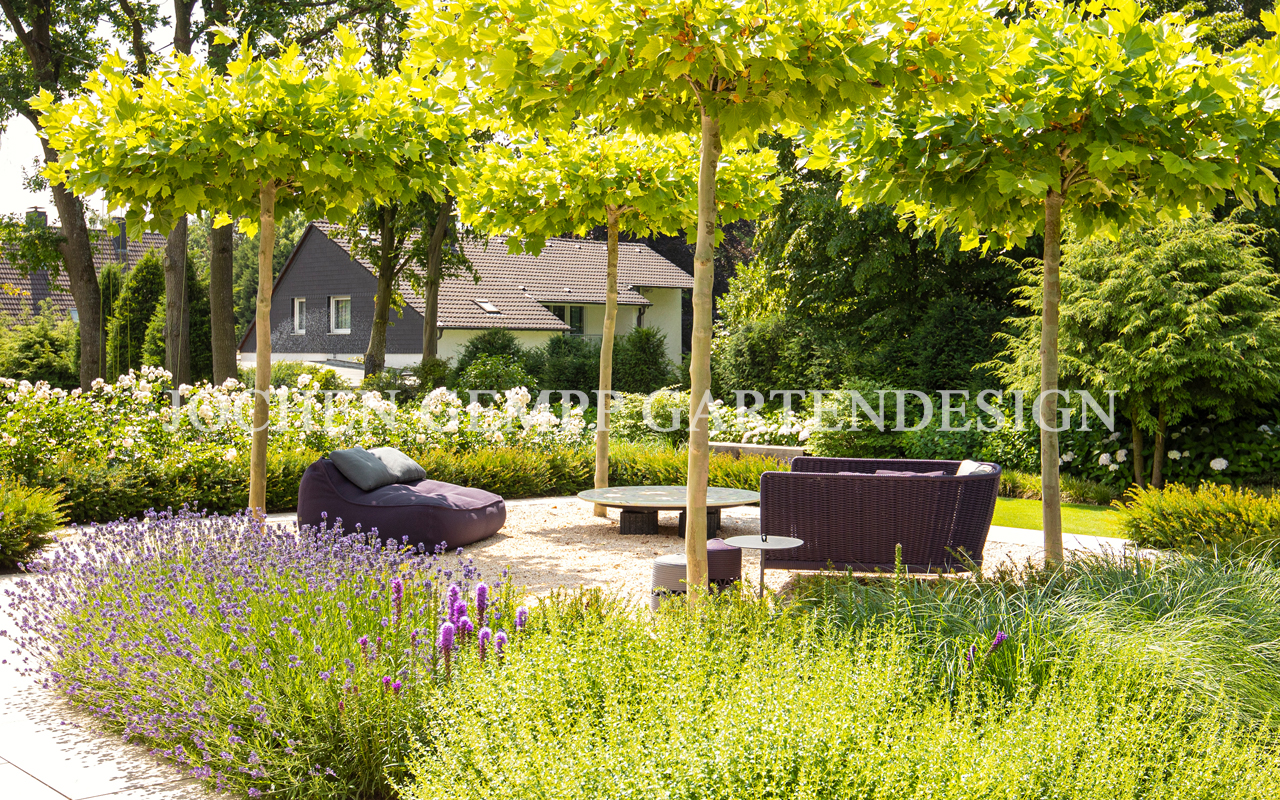 Sitzplatz im Garten Jochen Gempp Gartendesign