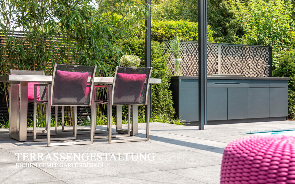Terrassengestaltung mit Pflanzen