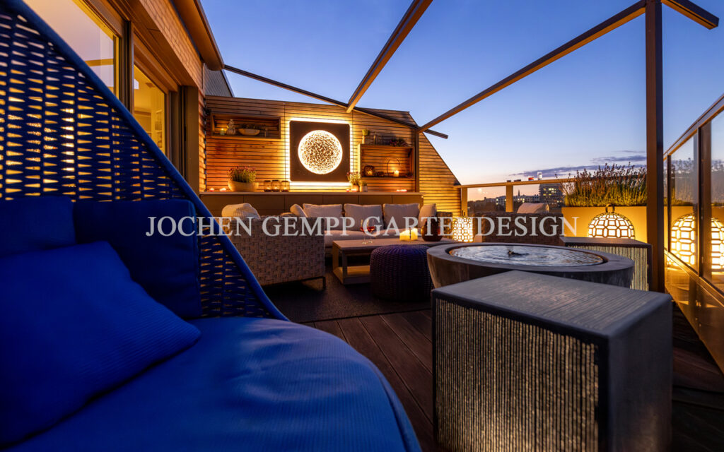 Moderne Dachterrassengestaltung Dachterrasse gestalten