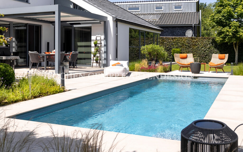 Pool im Garten Ideen Bilder