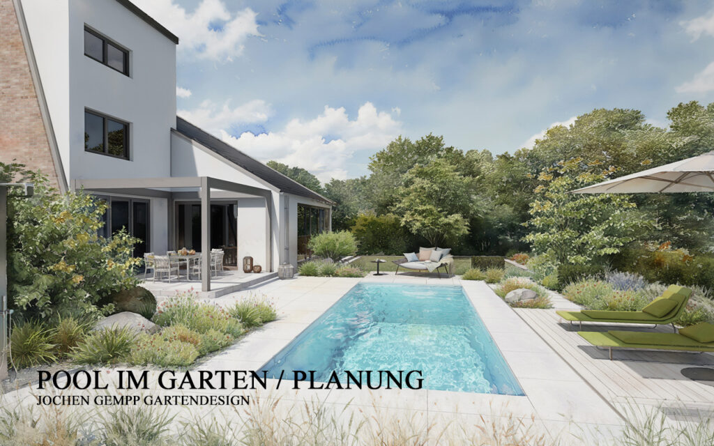 Poolbau Planung