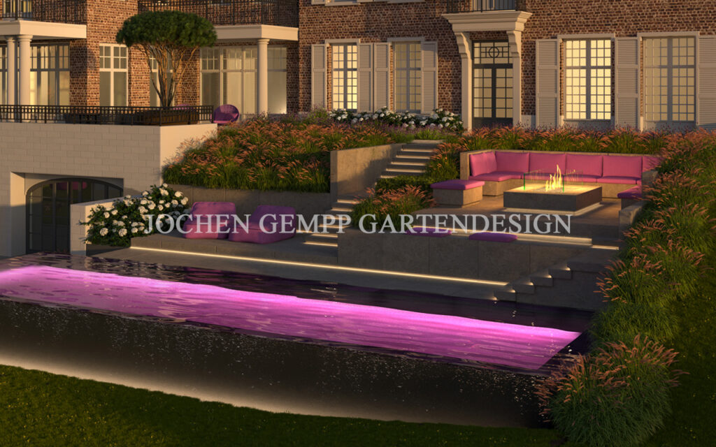 Berlin Grunewald Pool im Garten Poolbauer