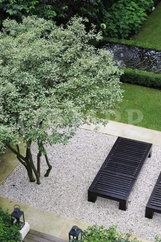 Modernes exklusives Gartendesign