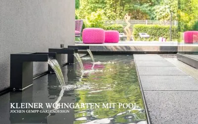 Pool Design Poolbau kleiner Garten